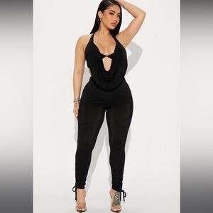 NWT Fashion Nova Black Two Piece Set!